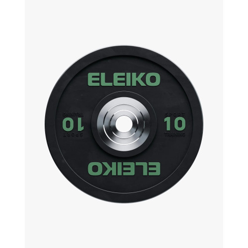Диск тренувальний Eleiko Sport 10 кг, чорний, код: 3062911-10-FH