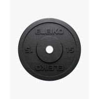 Диск бамперний Eleiko XF 15 кг, чорний, код: 3085125-15-FH