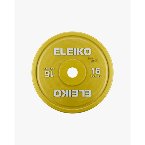 Диск змагальний для пауерліфтингу Eleiko IPF 15 кг, код: 3060350-15-FH