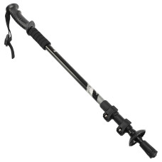 Палка трекінгова для скандинавської ходьби Camping RAIKO 63-135см чорний, код: TY-6997_BK