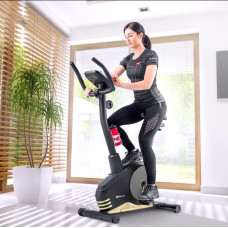 Велотренажер магнітний Hop-Sport HS-2080 Spark золотистий чорний, код: 5902308216389