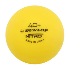 Набір м"ячів для настільного тенісу Dunlop Nitro Glow 40 6шт, різнокольоровий, код: DL679349N-S52