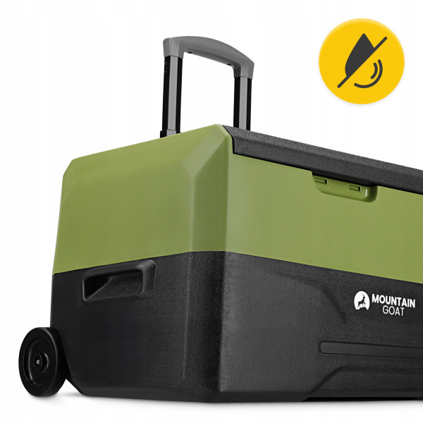 Холодильник туристичний компресорний Mountain Goat Xtreme 27.8 л електричний, переносний Black/Olive (P-5905973404884), код: P-5905973404884