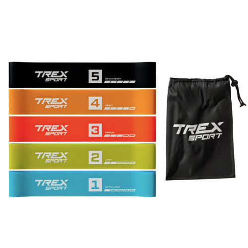 Набір резинок для фітнесу Trex Sport TX-065RBV 1-18кг, код: 5902308237346
