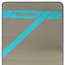 Килимок для фітнесу та спорту LiveUp 1850x800x10мм, сірий, код: LP8228