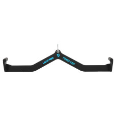 Рукоятка для тяги з широким хватом Wide Grip нековзне покриття LiveUp 850мм, чорний, код: LP8328