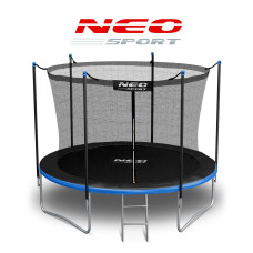 Батут Neo-Sport з внутрішньою сіткою 10 футів 312 см, чорно-синій, код: NS-10W241-IN