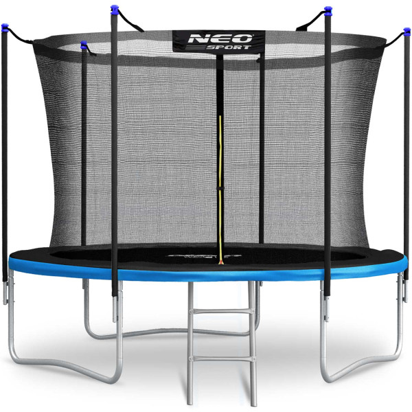 Батут Neo-Sport з внутрішньою сіткою 10 футів 312 см, чорно-синій, код: NS-10W241-IN
