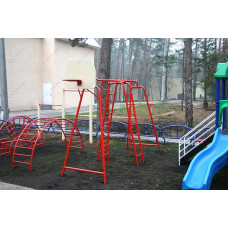Гімнастичний комплекс InterAtletika Юніор, 5710х1520х3143 мм, код: S712-SM