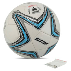 М"яч футбольний Star Sports №5 PVC, білий-м"ятний, код: SB8235-S52