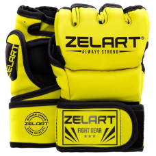 Рукавички для змішаних єдиноборств MMA Zelart XXS, лимонний, код: BO-5699_XXSY