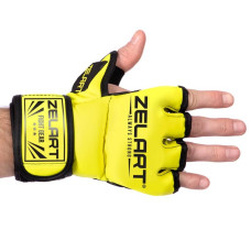 Рукавички для змішаних єдиноборств MMA Zelart XXS, лимонний, код: BO-5699_XXSY