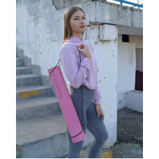 Килимок для йоги та фітнесу PowerPlay 1730х610х6 мм, рожевий, код: PP_4010_Rose_(173*0,6)