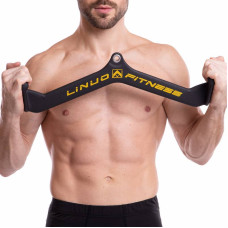 Рукоятка для тяги на трицепс та біцепс Linud Fitness W-подібна 540 мм, код: TA-3700-56-S52