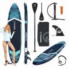 Надувна SUP дошка з веслом T12 Tsunami Pro 350 см, код: P-5905973405607