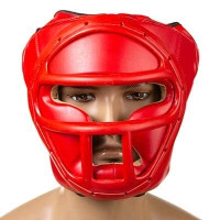 Боксерський шолом Everlast M, червоний, код: EV-5010MR