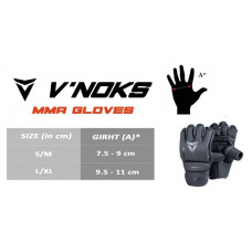 Рукавиці MMA V`Noks Ultima Black L/XL, код: 60230_LXL
