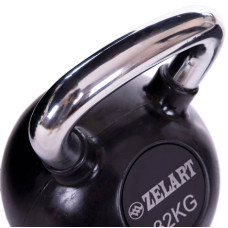 Гиря обгумована Zelart 32 кг., код: TA-5162-32