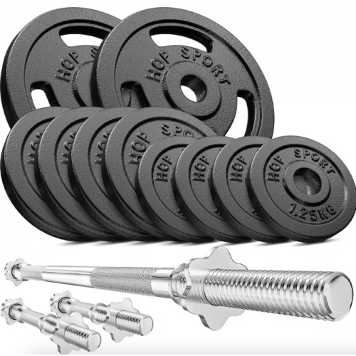 Набір Strong Hop-Sport 39кг з прямим і гантельними грифами,код: UT-10000668