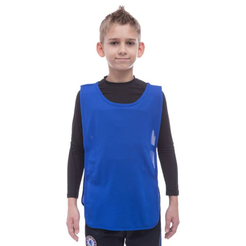 Манішка для футболу юніорська PlayGame Size S синій, код: CO-1675_BL