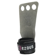Гімнастичні накладки рукавички для турніка 3 Hole Carbon Hand Grips Ezous L, чорний, код: D-15_L