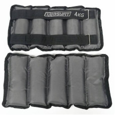 Обтяжувачі EasyFit Metal (фіксована вага) 2х4 кг, код: EF-AWTМ-400
