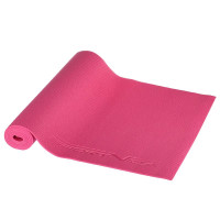 Килимок для йоги та фітнесу SportVida PVC 1730х610х4 мм, рожевий, код: SV-HK0049
