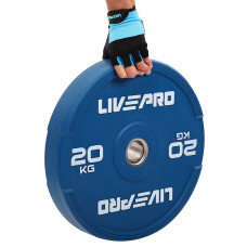 Бамперний диск гумовий LiveUp ø50.5мм, 20кг, синій, код: LP8332-20