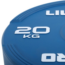 Бамперний диск гумовий LiveUp ø50.5мм, 20кг, синій, код: LP8332-20