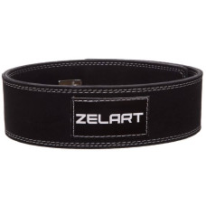 Пояс для пауерліфтингу шкіряний Zelart ширина 10см L чорний, код: SB-165175_L-S52