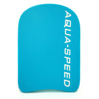 Дошка для плавання Aqua Speed Junior KickBoard 370x250x30 мм, блакитний, код: 5908217656391