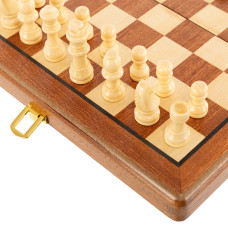 Шахи настільна гра дерев'яні PlayGame 29x29х5 см, код: HB3015