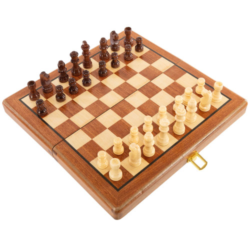 Шахи настільна гра дерев'яні PlayGame 29x29х5 см, код: HB3015