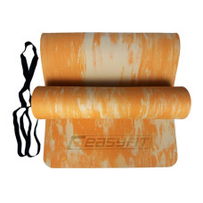 Килимок для йоги та фітнесу EasyFit s-EVA Mat 1830х610х8 мм, помаранчевий, код: EF-1911-Or-EF
