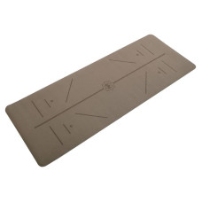 Килимок для йоги Record PU резина 1830x680x5 мм, коричневий, код: FI-3867_BR