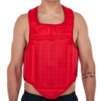Захист корпусу Fitbox (жилет) для єдиноборств L червоний, код: BO-0401_LR