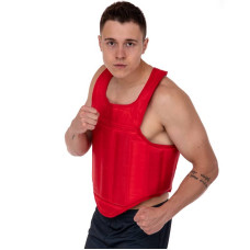 Захист корпусу Fitbox (жилет) для єдиноборств S червоний, код: BO-0401_SR