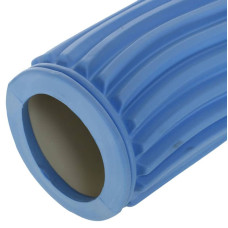 Ролер масажний циліндр (ролик мфр) FitGo Grid Spine Roller, 450x110 мм, синій, код: FI-9390_BL