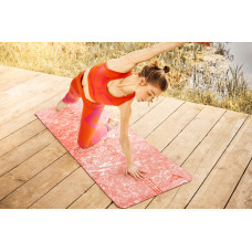 Килимок для йоги Adidas Camo Yoga Matte 1760х610х5 мм, кораловий, код: 885652025171