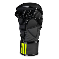 Рукавиці для ММА Phantom Apex Sparring Neon L/XL, чорний, код: PHMMAG2301-LXL