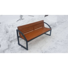 Лавка паркова InterAtletika Радіус, 1680х560х769 мм, код: LP003-SM