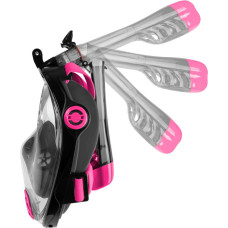 Повнолицьова маска Aqua Speed Spectra 2.0 9912 S/M, чорний-рожевий, код: 5908217699121