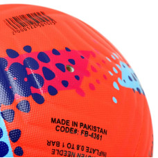 М"яч футбольний Soccermax Hybrid №5 PU, помаранчевий-синій, код: FB-4361_OR