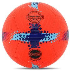 М"яч футбольний Soccermax Hybrid №5 PU, помаранчевий-синій, код: FB-4361_OR