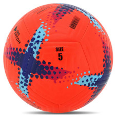 М"яч футбольний Soccermax Hybrid №5 PU, помаранчевий-синій, код: FB-4361_OR