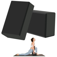 Блок для йоги Generation Fitness FF22E1 black (чорний), код: 523492-AX