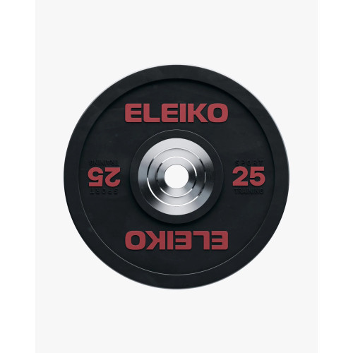 Диск тренувальний Eleiko Sport 25 кг, чорний, код: 3062911-25-FH