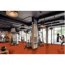 Гумова плитка EcoGuma Standart 40 мм (теракот), код: EG40T
