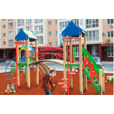 Гумова плитка EcoGuma Standart 40 мм (теракот), код: EG40T