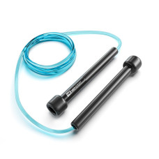 Скакалка Hop-Sport Crossfit NEW з пластиковими ручками HS-P025JR синя, код: 5902308224988
